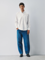 White Regular Fit Oxford Long Sleeve Shirt by Next UK