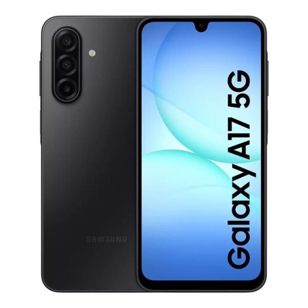 SIM Free Samsung Galaxy A17 5G 128GB AI Mobile Phone in Black available at Order For Me UK
