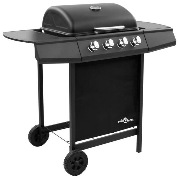 Walplus Gas BBQ Grill with 4 Burners in Black available at Order For Me UK