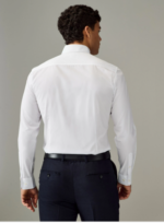 White Slim Fit Smart Shirt | Authentic Next UK Men's Fashion - Image 3